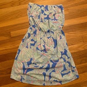 Lilly Pulitzer strapless dress